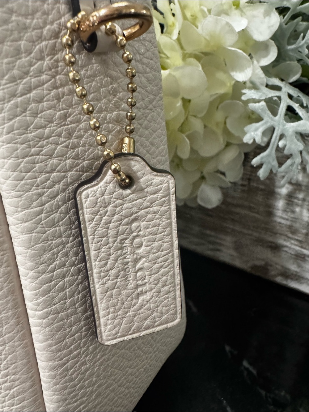 COACH Hadley Mini Crossbody in Chalk pebbled leather - Picture 5 of 11